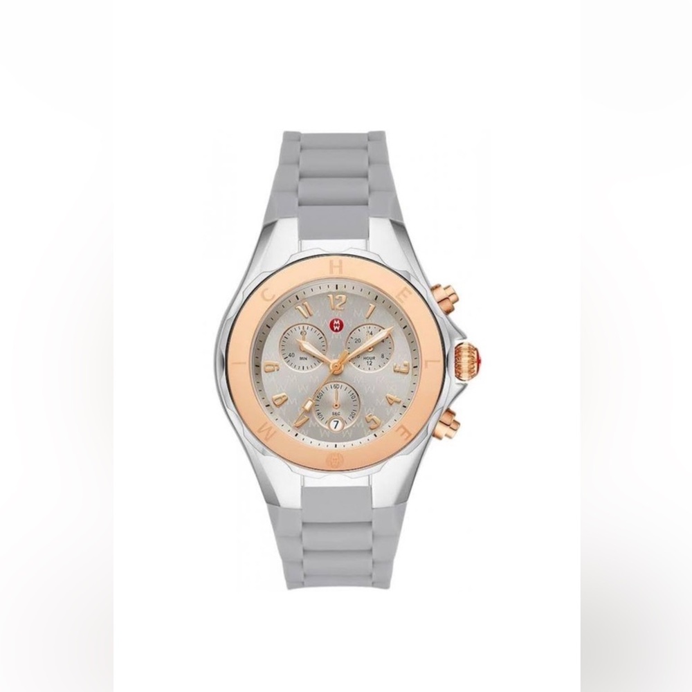 Michele Gray Tahitan Jelly Watch, 40MM